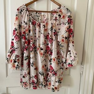 Floral top 2x